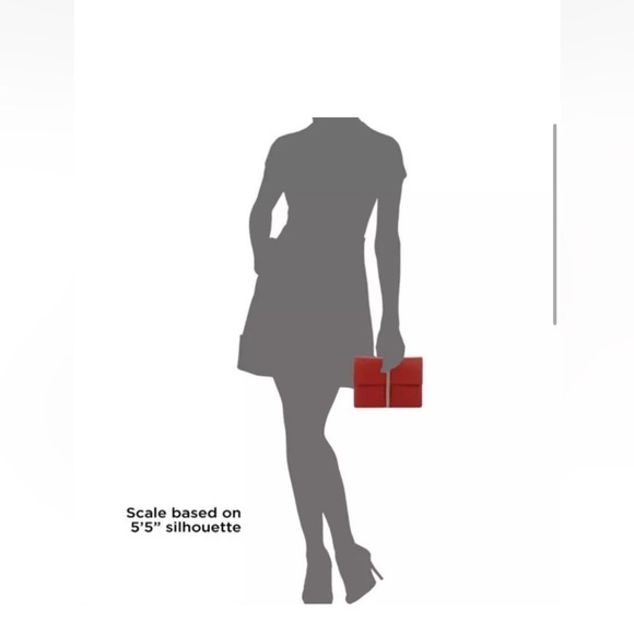 NWOT Red Vegan Leather Portfolio
Pouch Clutch - Picture 3 of 7